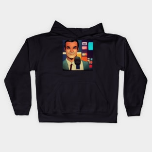 Newsreader | Comics Style Kids Hoodie